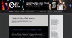 Desktop Screenshot of metro-club.cz
