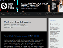 Tablet Screenshot of metro-club.cz